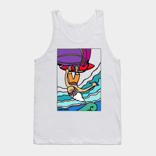 Grandpa windsurfer Tank Top